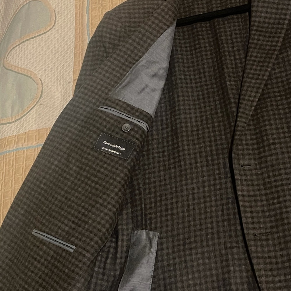 Ermenegildo Zegna unlined blazer all season weight
